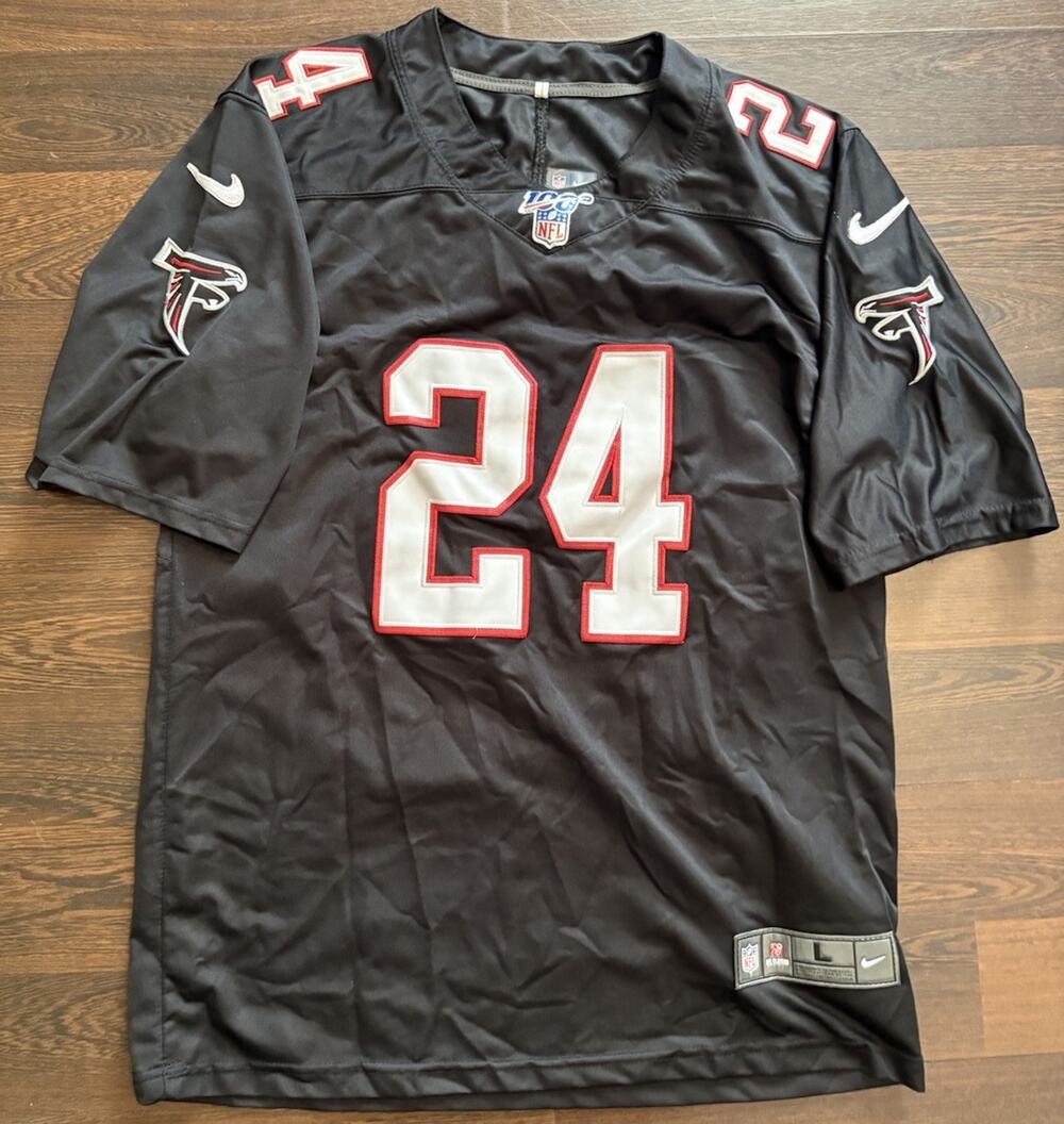 Rare Nike Devonta Freeman 100yr anniversary nfl jerseys falcons Men’s L Stitched